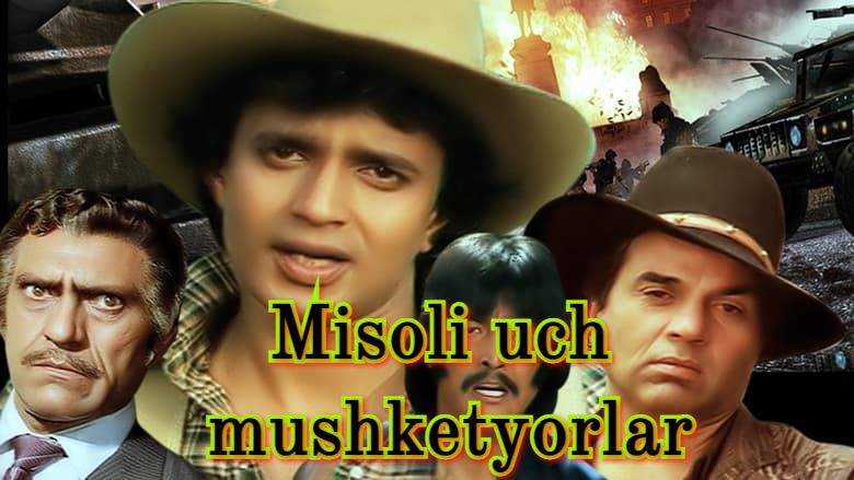 Misoli uch mushketyorlar – Hind film o`zbek tilida